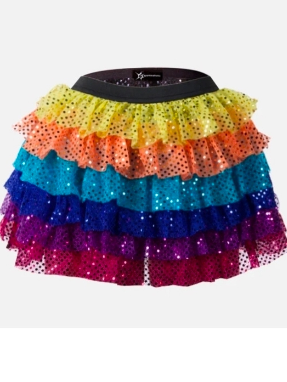 Sparkle Athletic rainbow and solid color 3 skirts